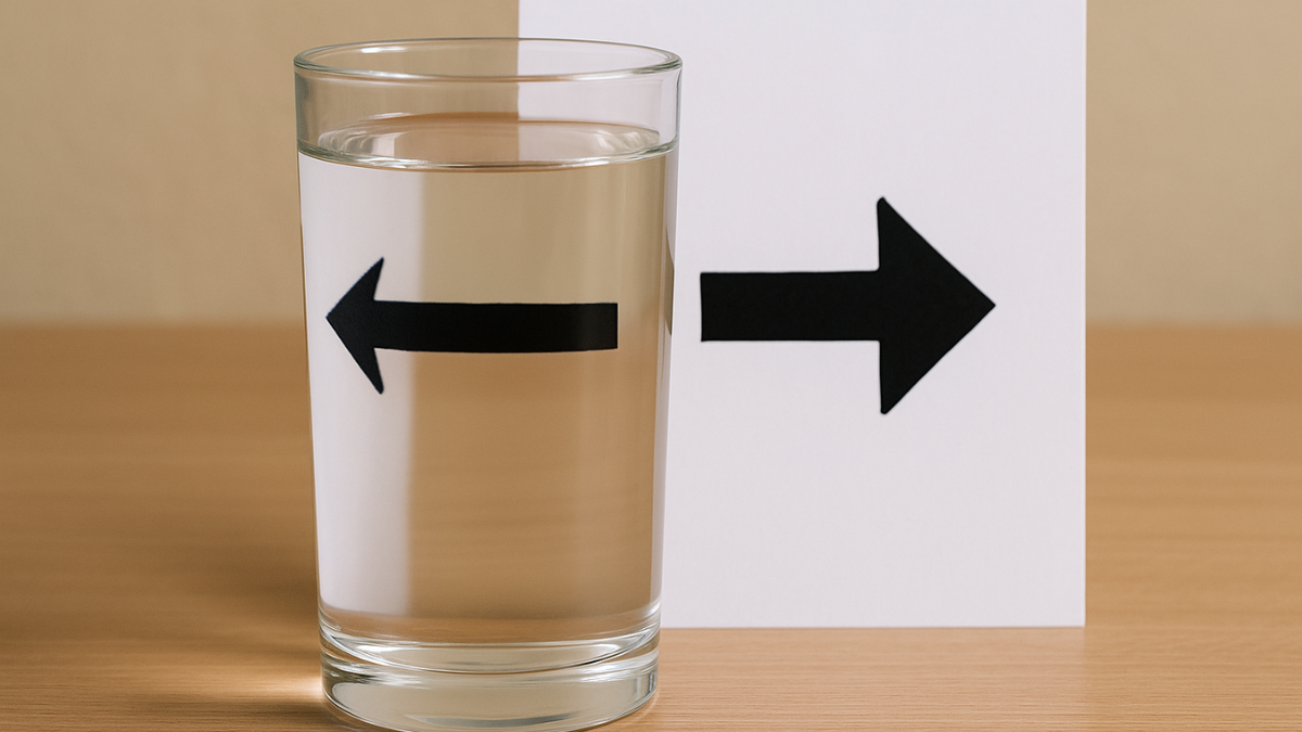 El asombroso poder de la refracción de la luz: cuando la realidad se dobla ante tus ojos.