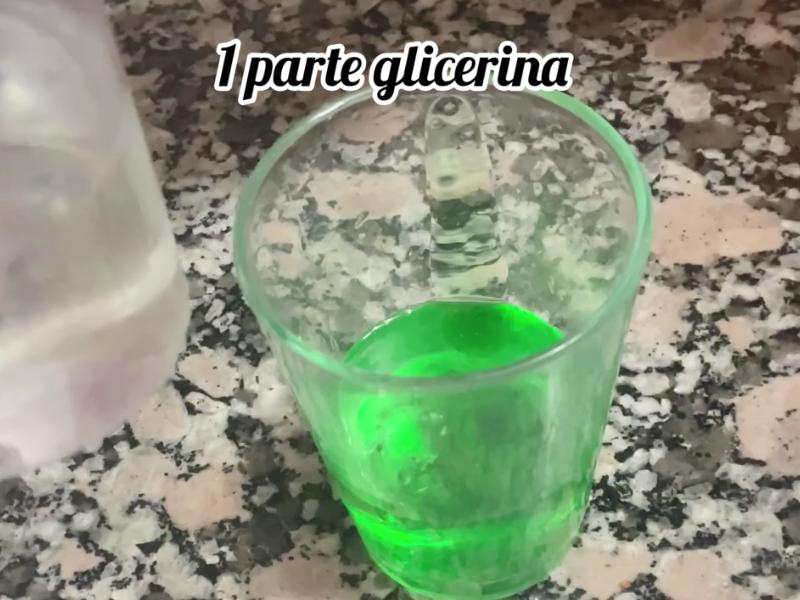 1 parte glicerina