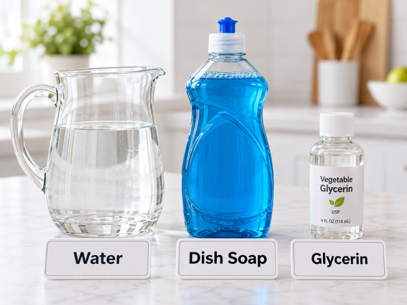 ingredients for bubbles
