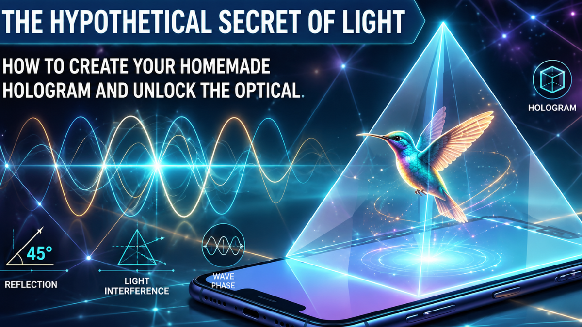 The Ultimate Guide to the Science of Light and the Pepper’s Ghost Effect: How to Make a Homemade Hologram
