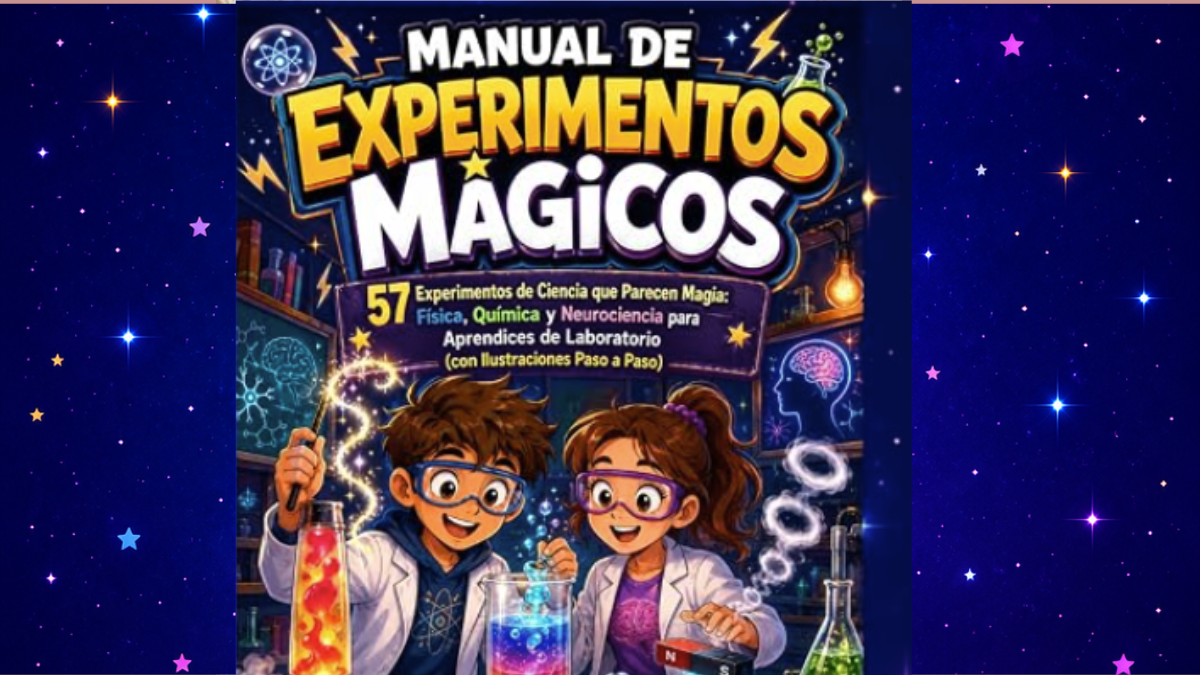 Descubre el Manual de Experimentos Mágicos: ciencia divertida para jóvenes, familias y docentes