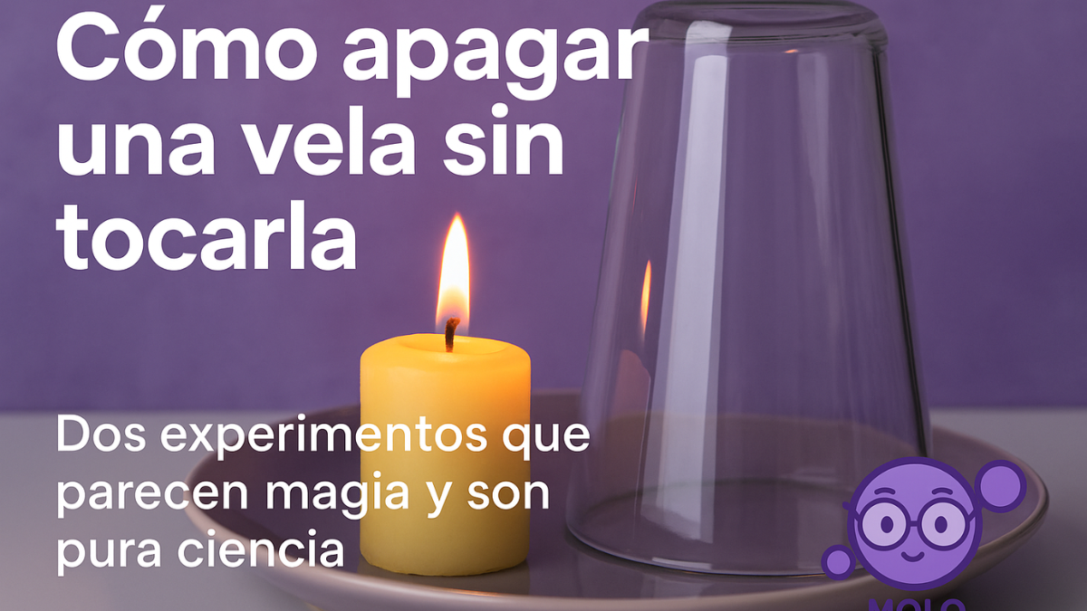 El asombroso truco para apagar una vela sin tocarla: dos experimentos que parecen magia y son pura ciencia.